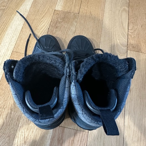 Nike Dunk Sky Hi  Gray Black Suede Wedge Sneaker Boot 616715-001 Women Size 6.5 - Picture 6 of 6